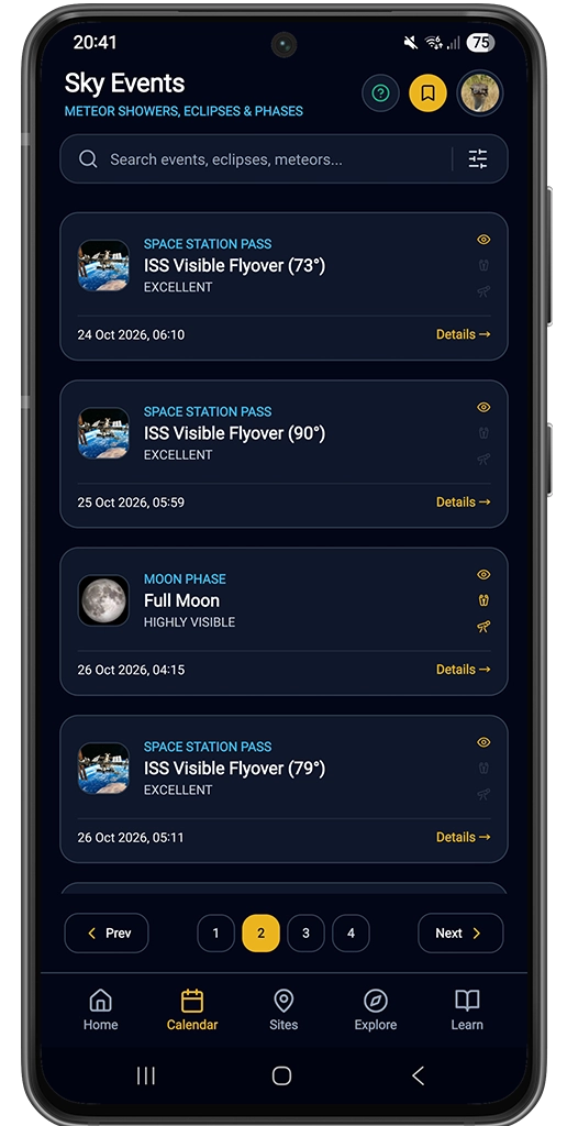 Starry Wight App — See What's in the Sky Tonight