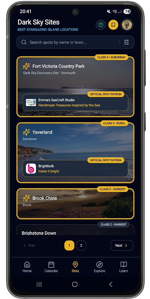 Starry Wight App — Plan Your Stargazing Trip